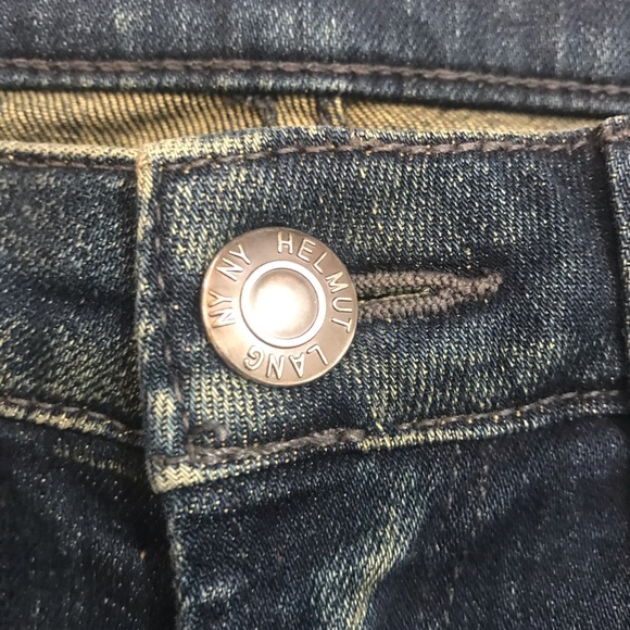 Helmut Lang Skinny Jeans Knee Dart Blue 25 - Picture 6 of 8